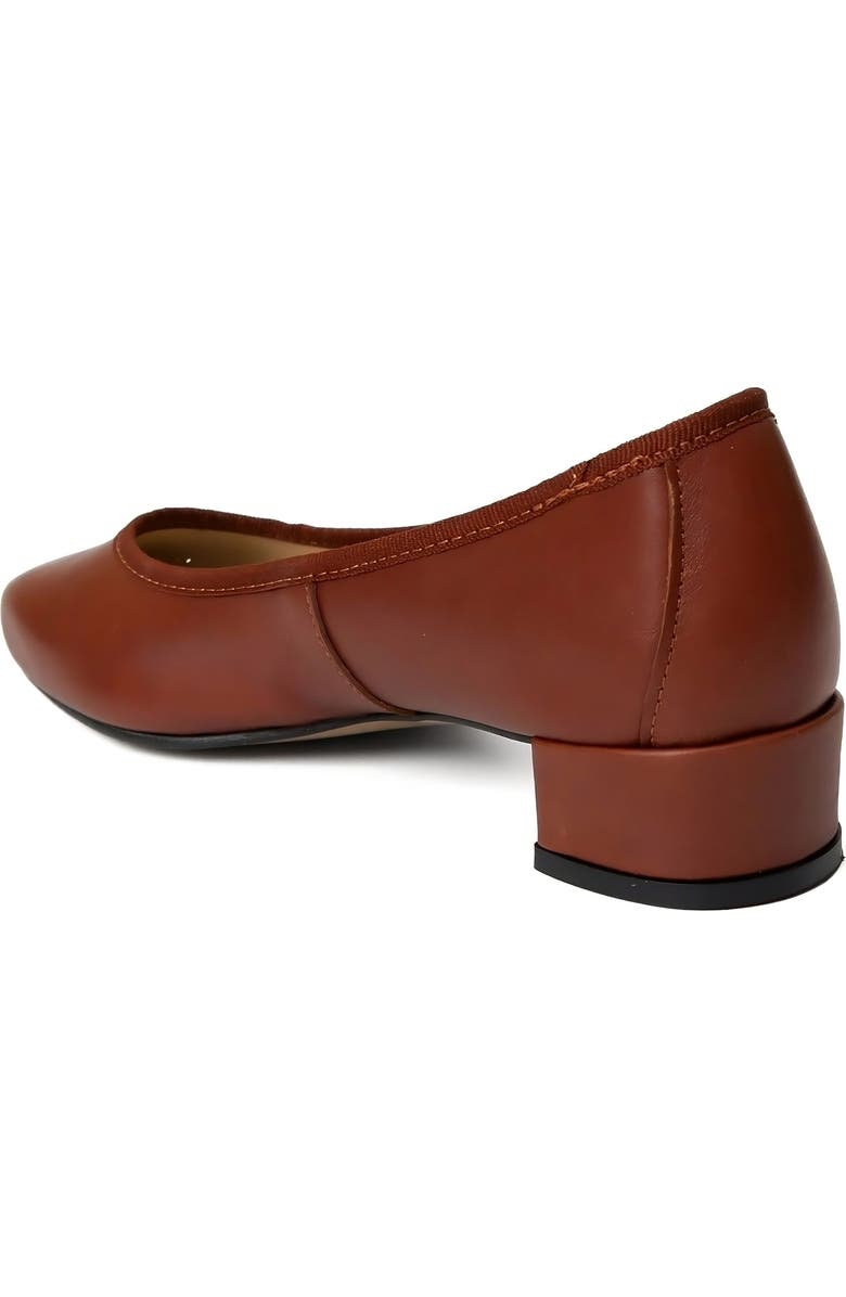 Menina Step Isa Leather Ballet Flat, Alternate, color, Tan