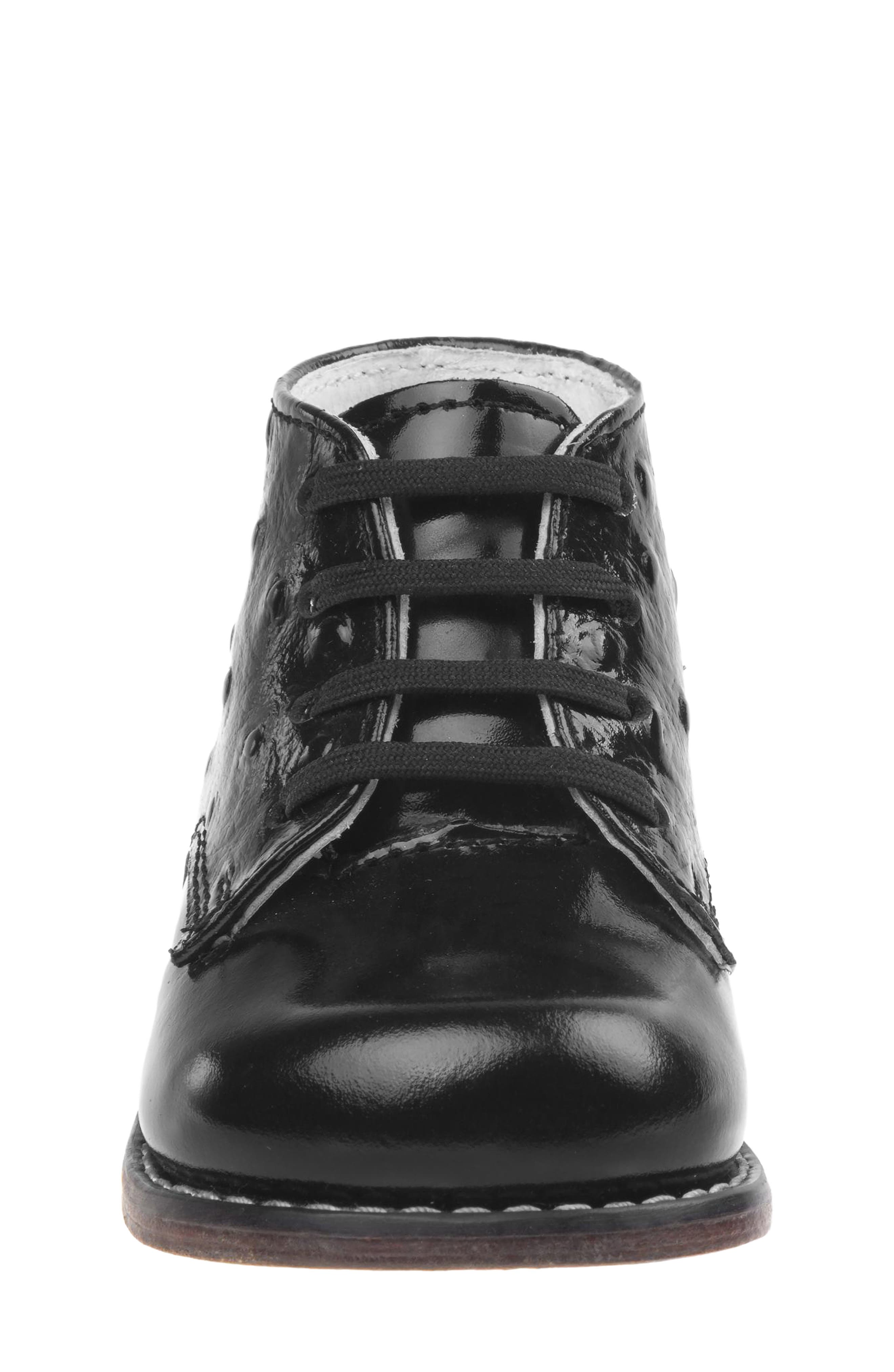 Kids' Lace-Up Boot, Alternate, color, BLACK