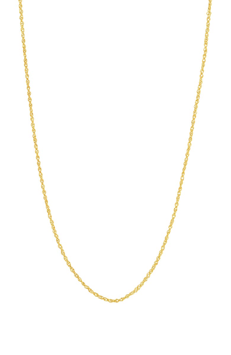 HAWLEY ST 14K Yellow Gold Singapore Sparkle Chain Necklace, Main, color, 