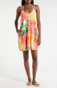 Sanctuary Floral Print Cover-Up Dress