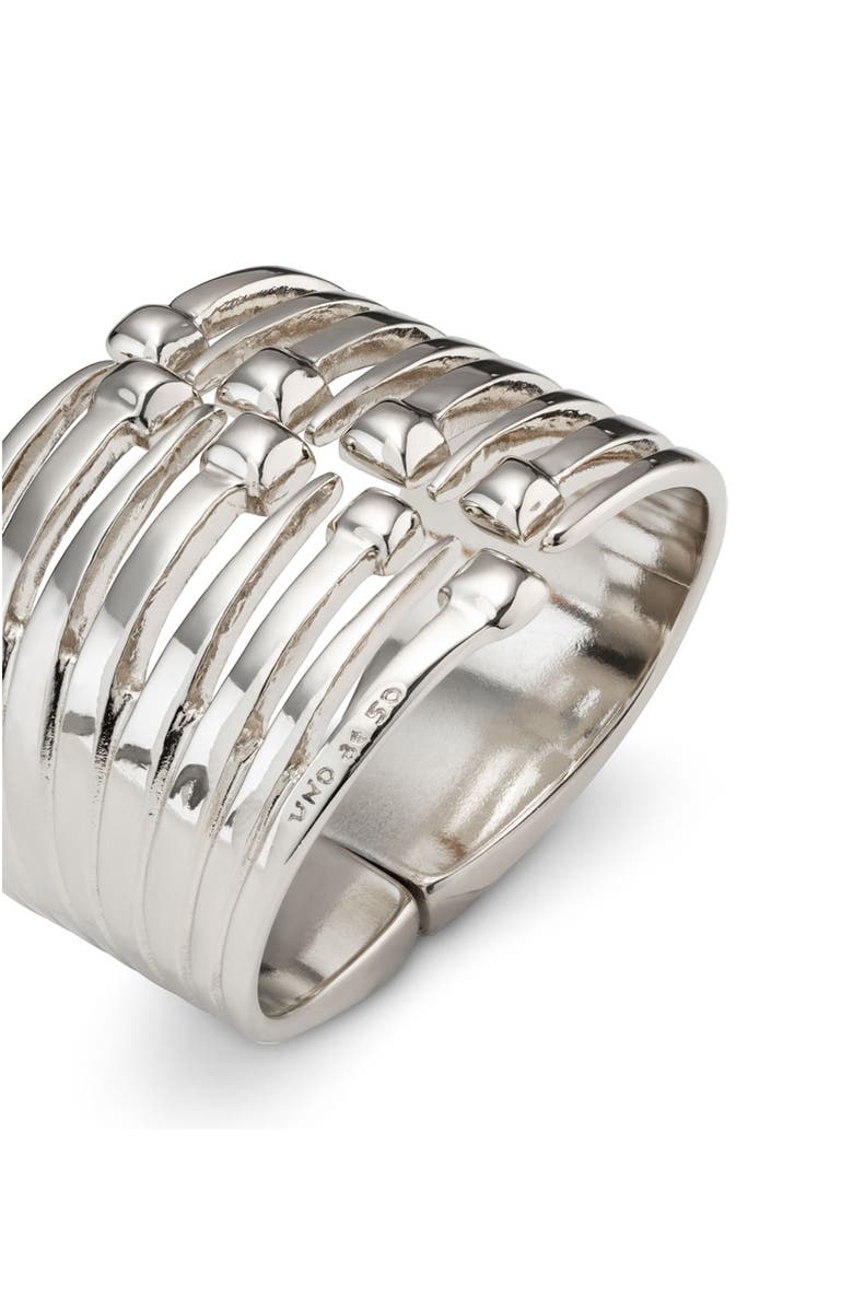 UNODE50 Nailhead Accent Bracelet, Alternate, color, Silver