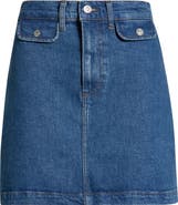 PAIGE Janelle Denim Miniskirt