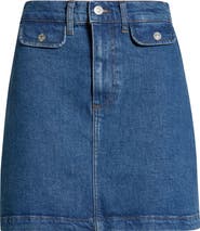 PAIGE Janelle Denim Miniskirt