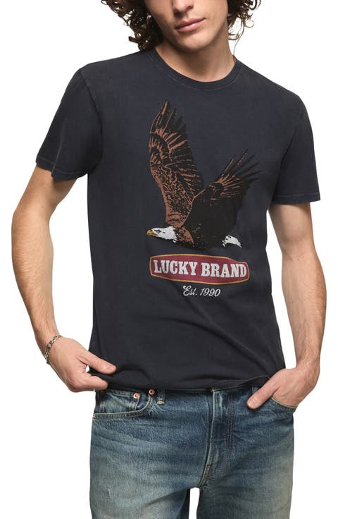 Eagle Cotton Graphic T-Shirt