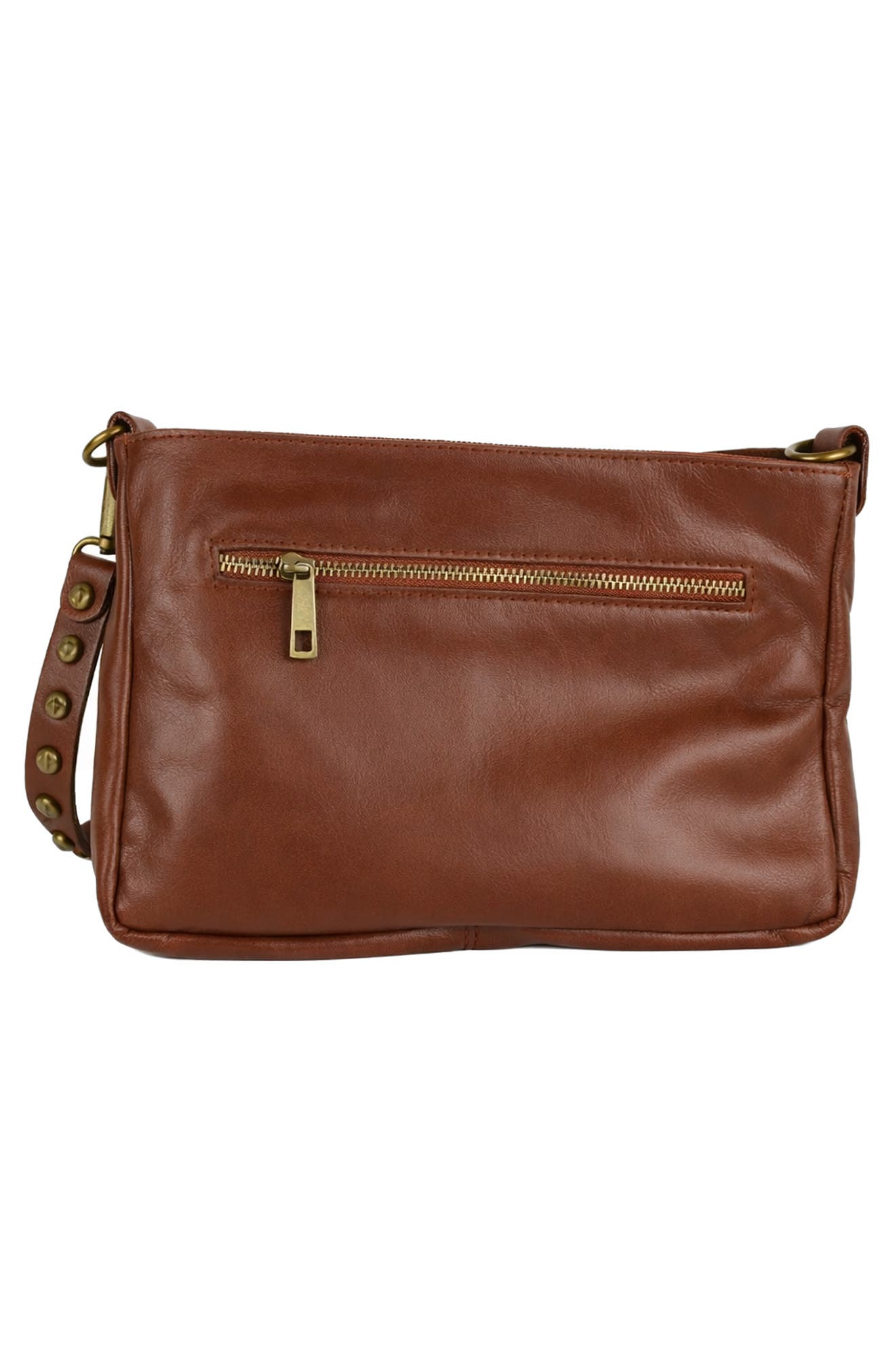 Persaman New York Mavis Woven Shoulder Bag, Alternate, color, Brown