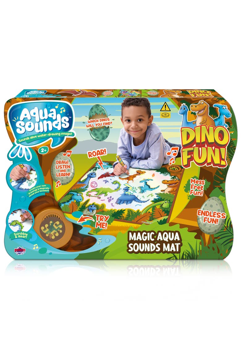 Aqua Sounds Magic Mat Dinosaur Adventure Water Drawing, Ages 2+, Main, color, Multicolored