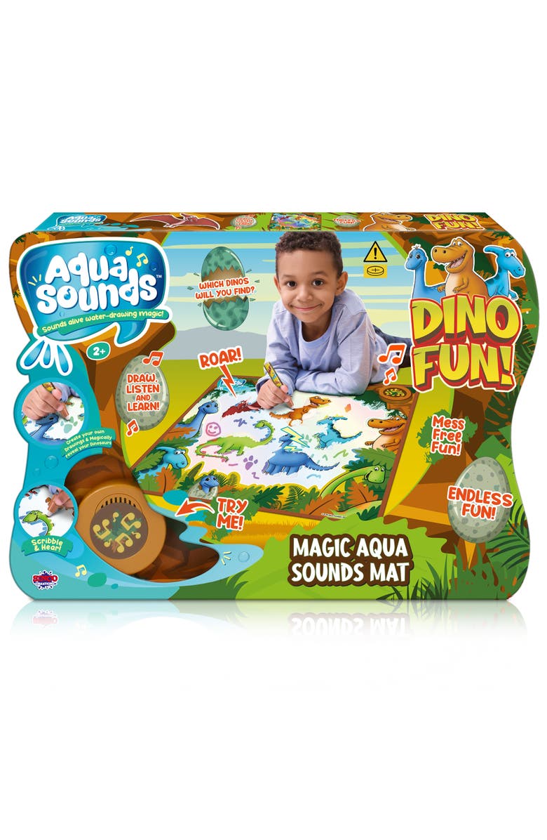 Sinco Aqua Sounds Magic Mat Dinosaur Adventure Water Drawing, Ages 2+, Main, color, Multicolored