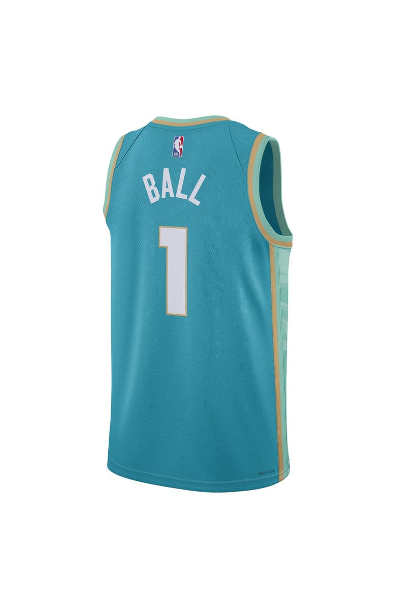 Jordan Brand Unisex Jordan Brand LaMelo Ball Teal Charlotte Hornets 2023/24 Swingman Jersey - City Edition, Alternate, color, 