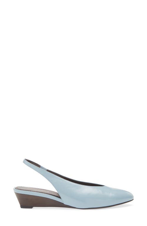 Jeffrey Campbell Snoop Slingback Wedge Pump In Light Blue