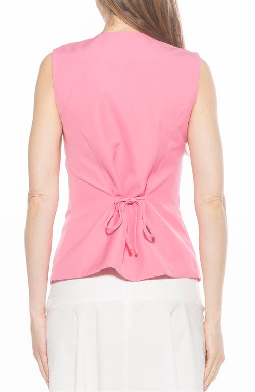 Alexia Admor Kinsley Vest Top In Pink