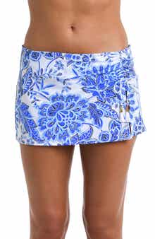 Tunnel Side Tassel Swim Skirt