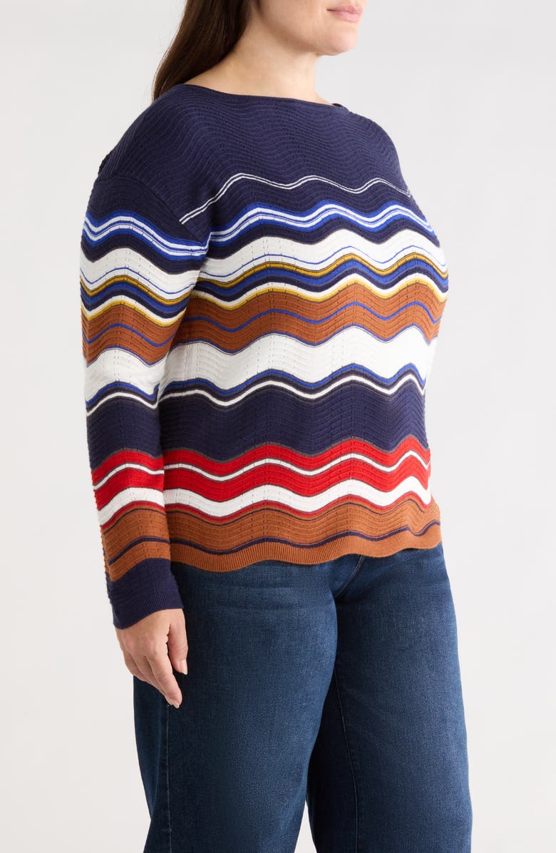 Liverpool Scalloped Hem Sweater, Alternate, color,