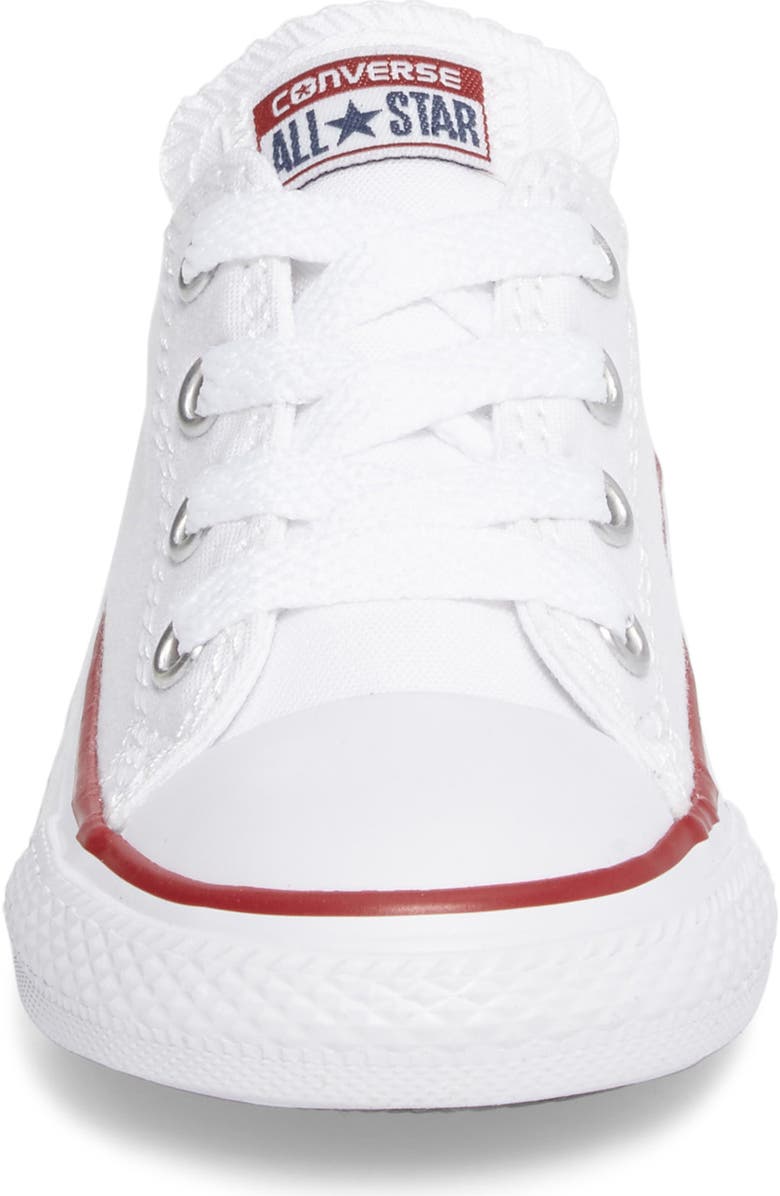 Converse Chuck Taylor<sup>®</sup> Low Top Sneaker, Alternate, color, White