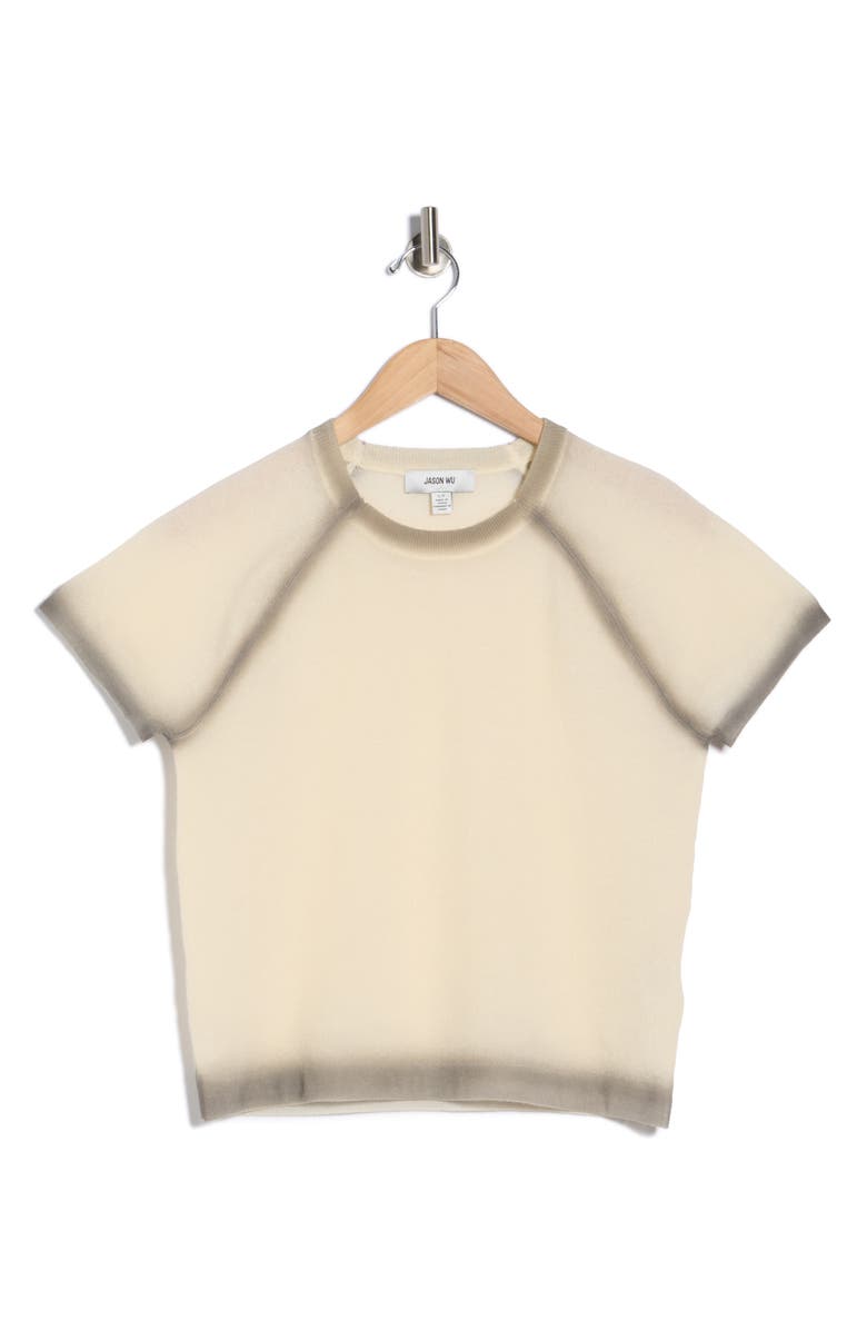 JASON WU Raglan Sleeve Sweater, Main, color, Ivory/ Grey