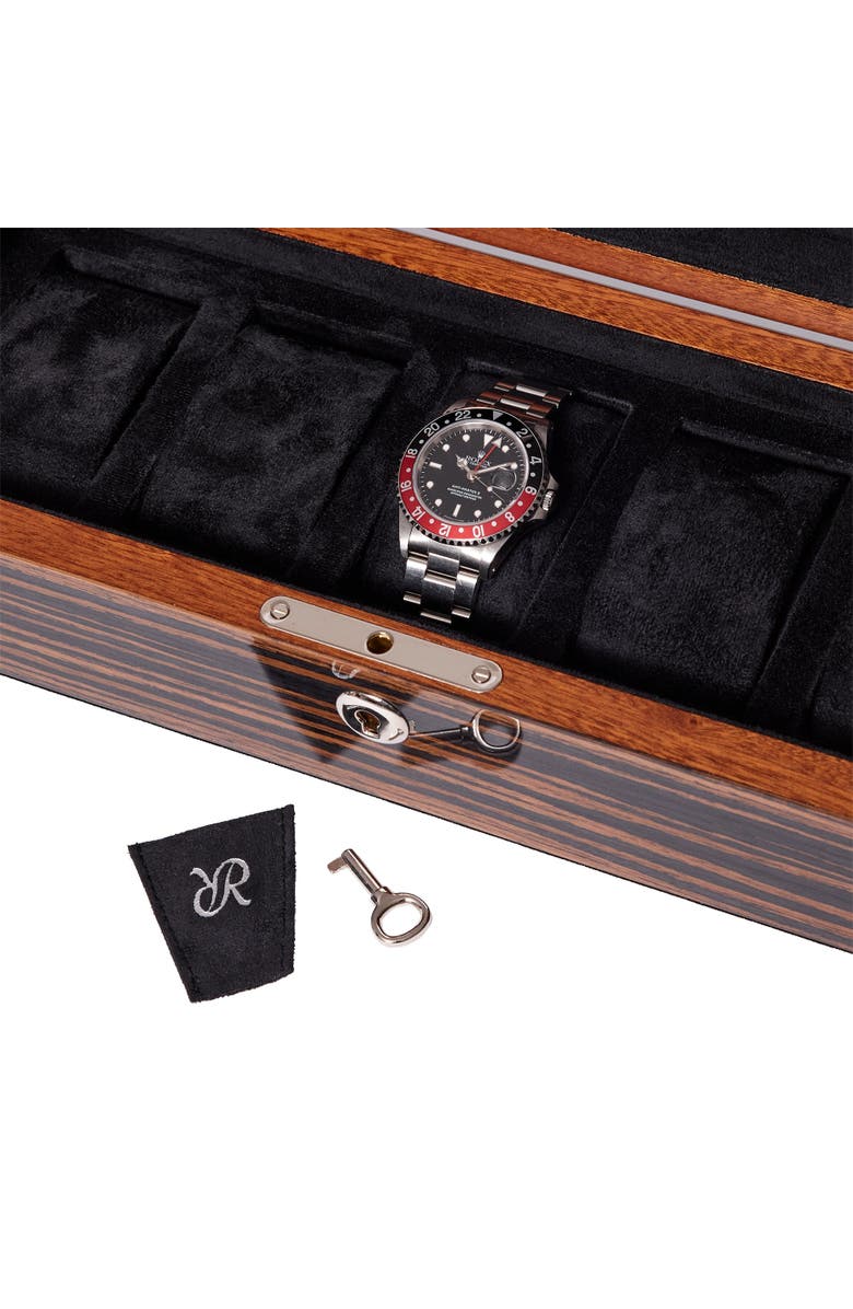 Rapport London MAYFAIR FIVE WATCH BOX, Alternate, color, Brown