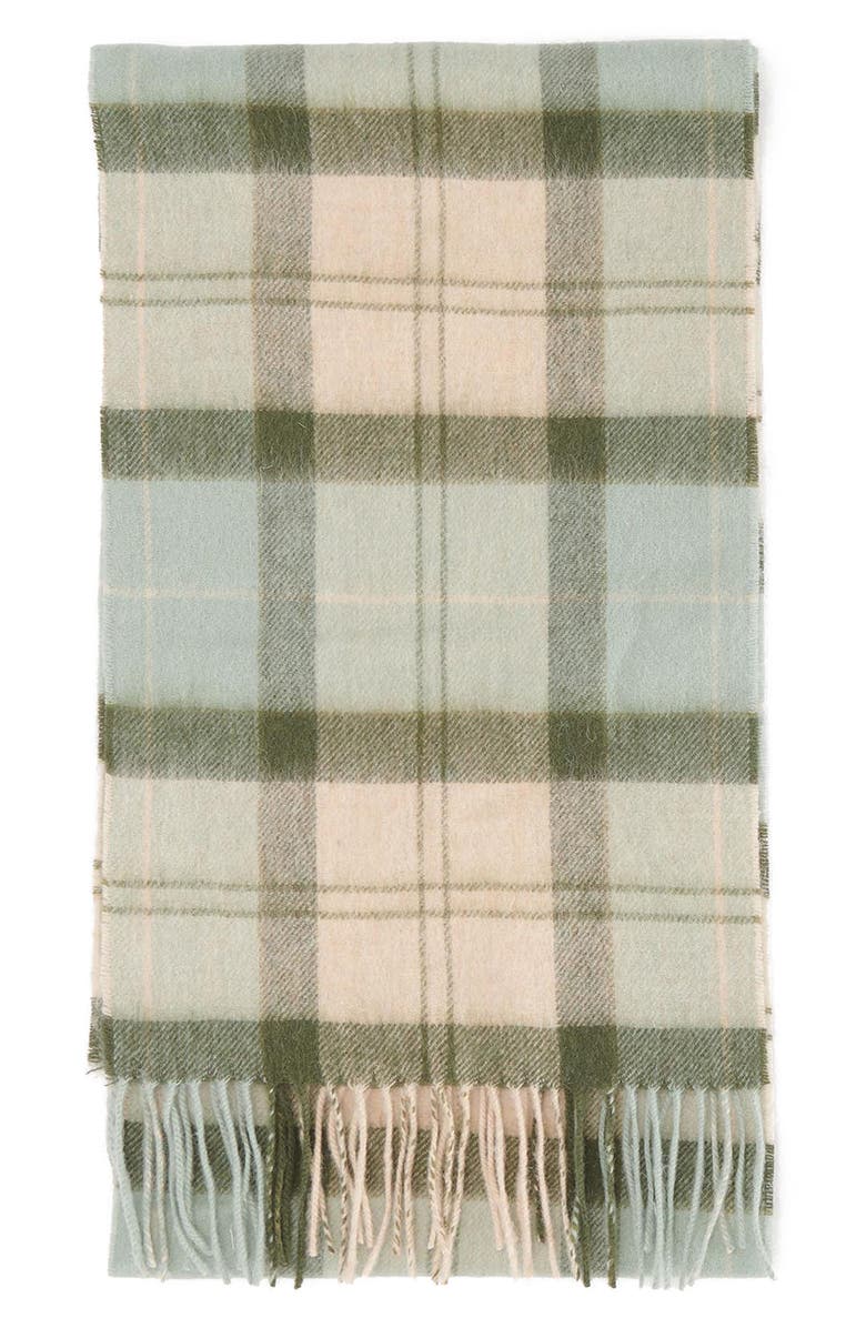 Barbour Tartan Wool & Cashmere Scarf, Alternate, color, 