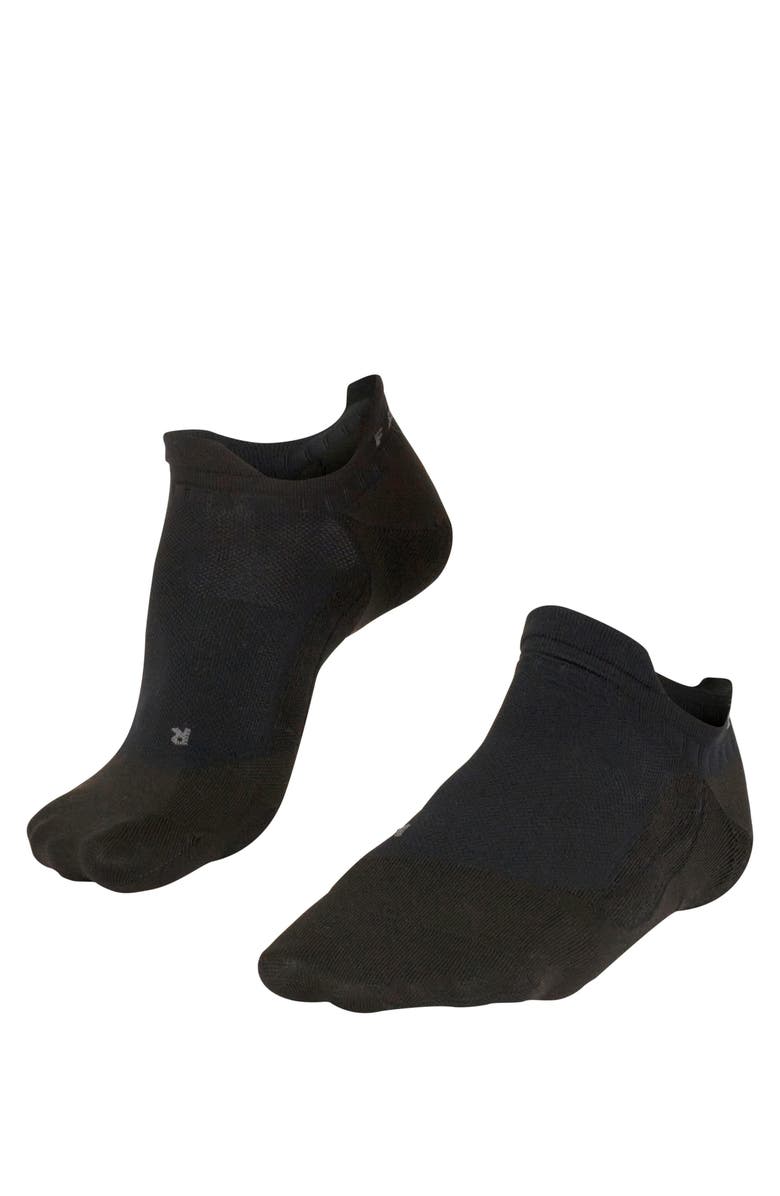 Falke GO5 Invisible Golf Socks for Spikeless Shoes, Main, color, Black