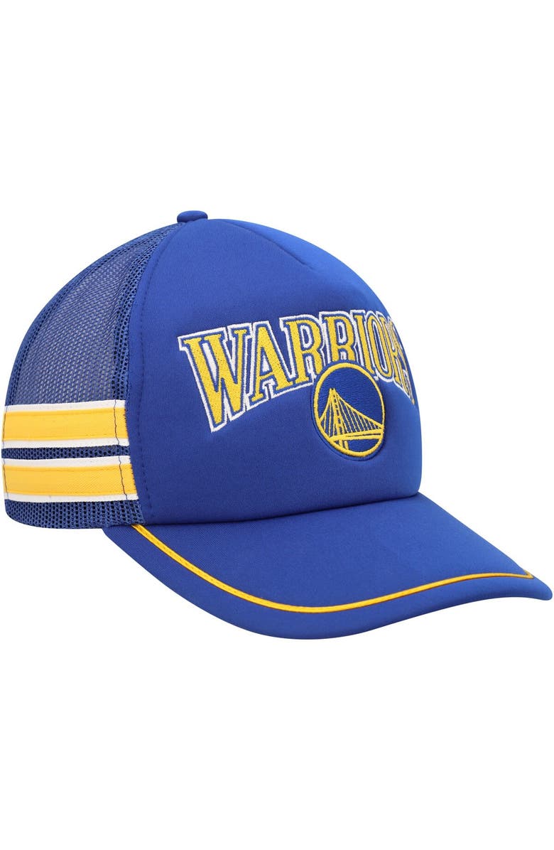 '47 Men's '47 Royal Golden State Warriors Sidebrand Stripes Trucker Adjustable Hat, Alternate, color, Royal