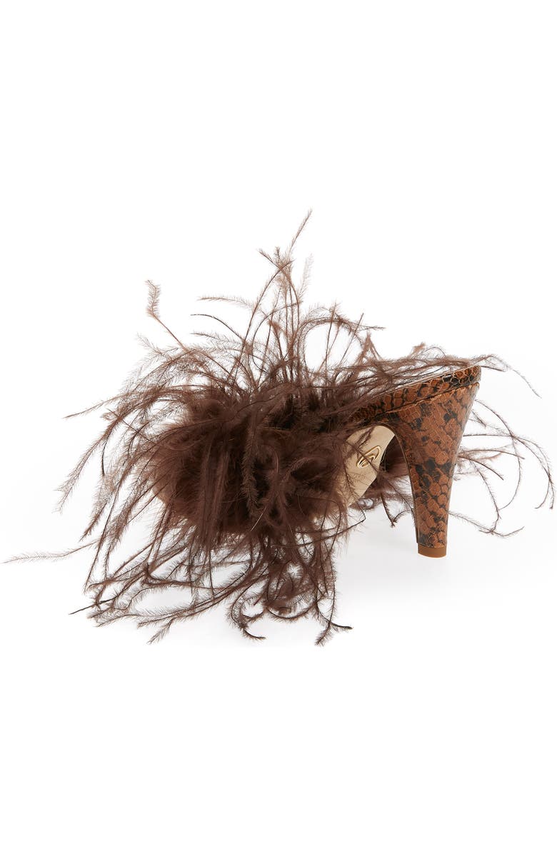 Brother Vellies Palms Feather Sandal, Alternate, color,