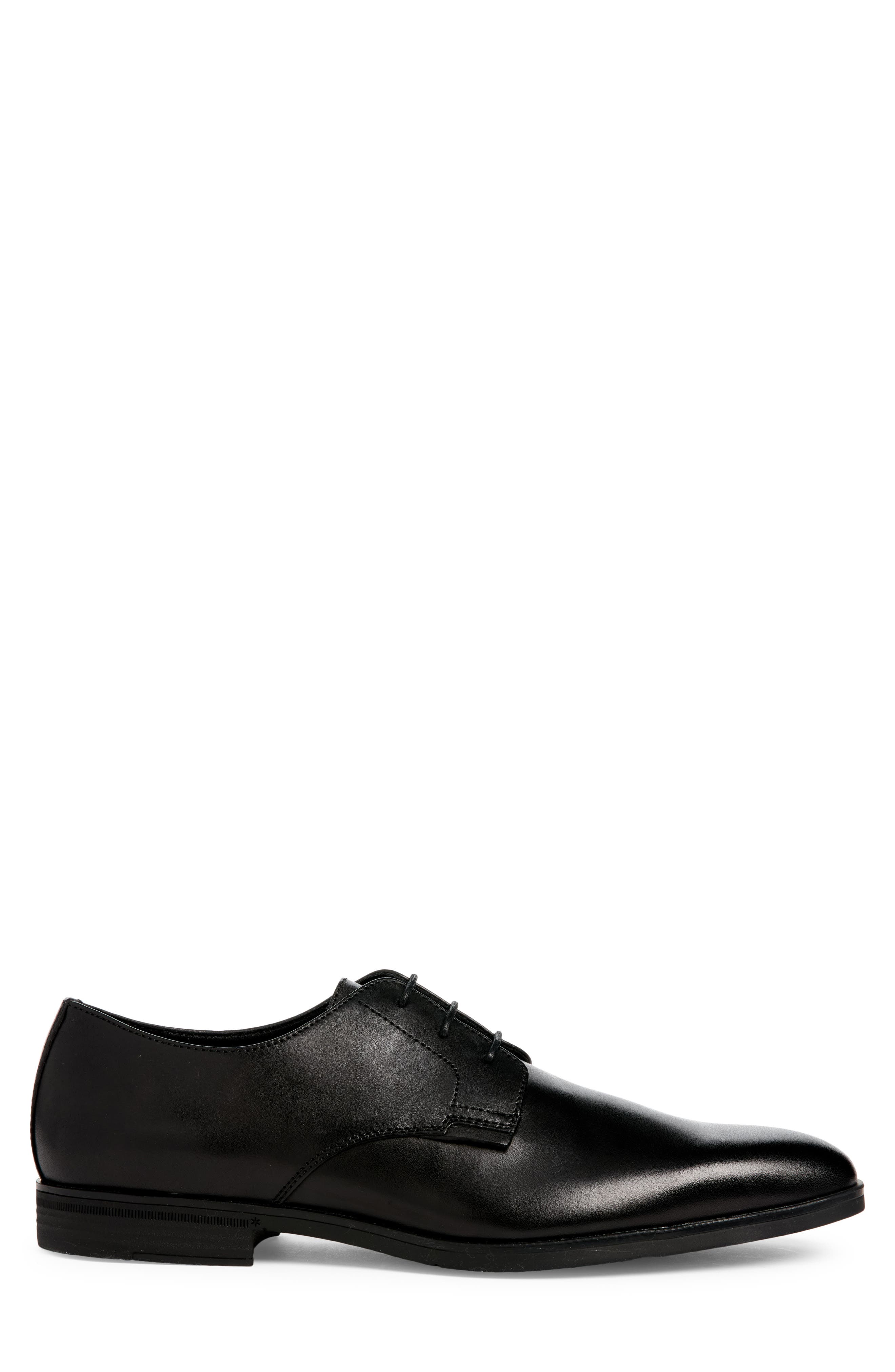 Jones Plain Toe Derby, Alternate, color, BLACK