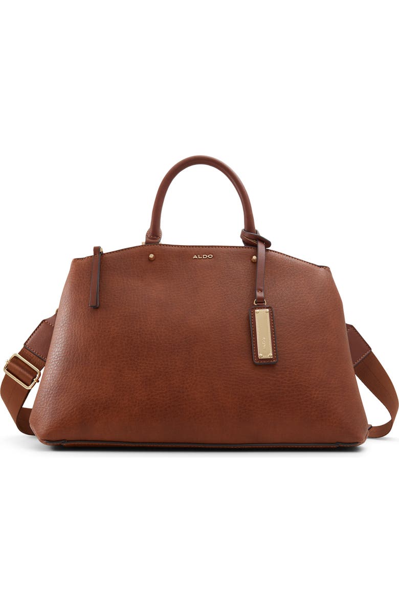 ALDO Jazzlyn Faux Leather Satchel, Main, color,