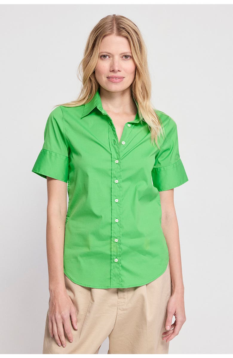 The Shirt by Rochelle Behrens The Short Sleeve Shirt, Alternate, color, Kelly Green