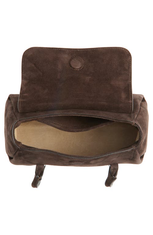 Reformation Small Caterina Shoulder Bag In Boss Suede