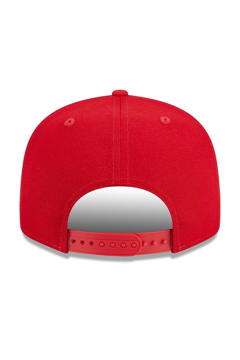Men's New Era  Red Oakland Athletics 2023 Fourth of July 9FIFTY Snapback Adjustable Hat, Alternate, color, Red