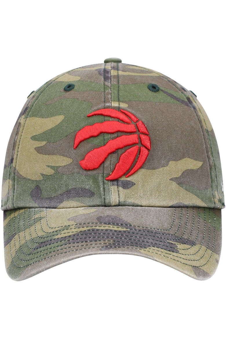 Men's '47 Camo Toronto Raptors Clean Up Adjustable Hat, Alternate, color, Camo