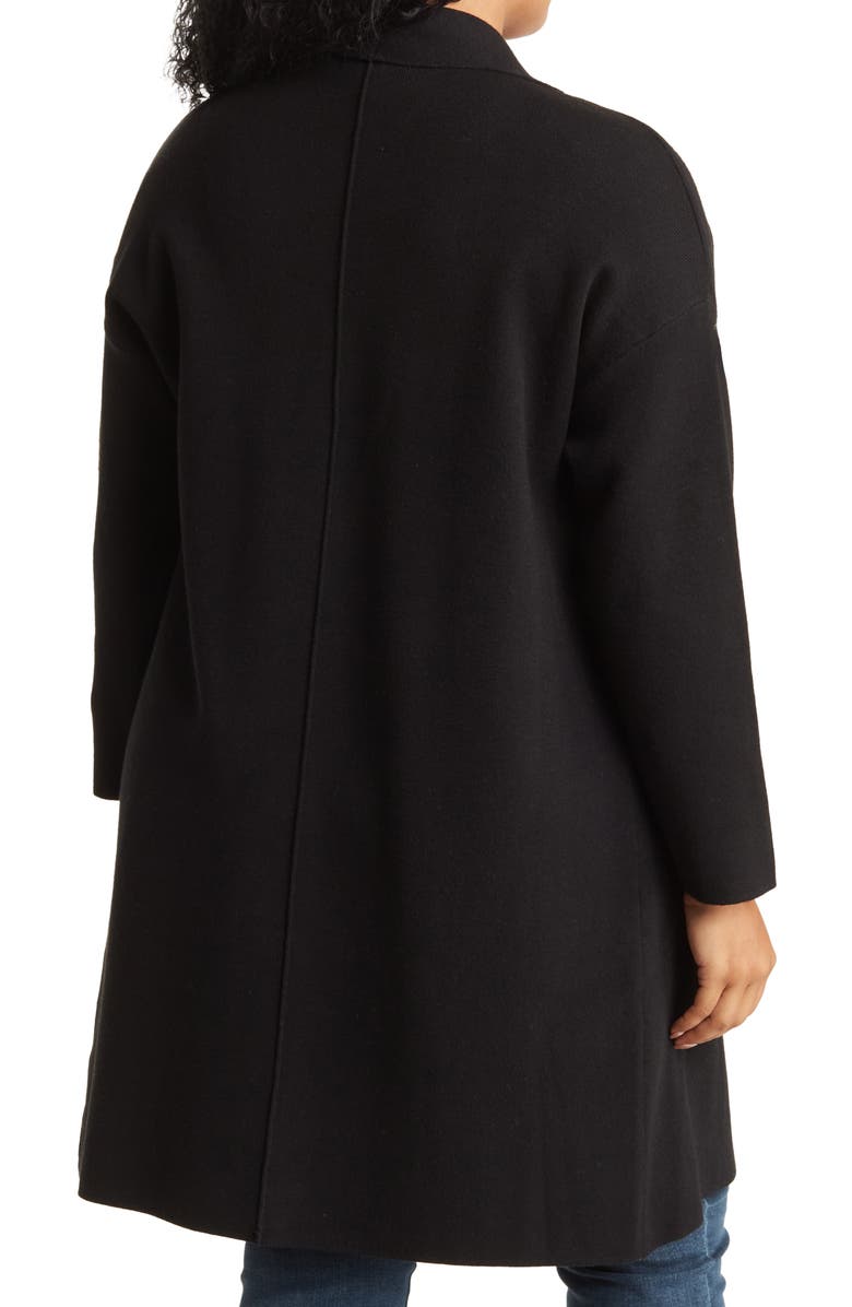 BY DESIGN Andrea Open Front Pocket Cardigan, Alternate, color, Black