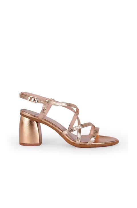 Cloe Leather Heeled Sandal