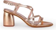 Menina Step Cloe Leather Heeled Sandal