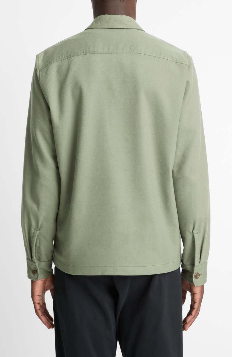 Vince Double Face Workwear Button-Up Shirt, Alternate, color, Broad Leaf