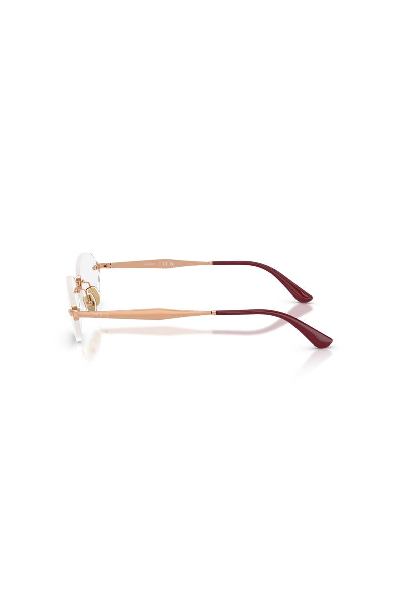 53mm Oval optical glasses, Alternate, color, Pink