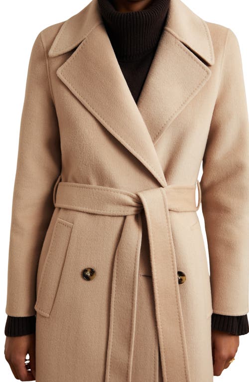 Reiss Rene Wool Blend Coat In Brown
