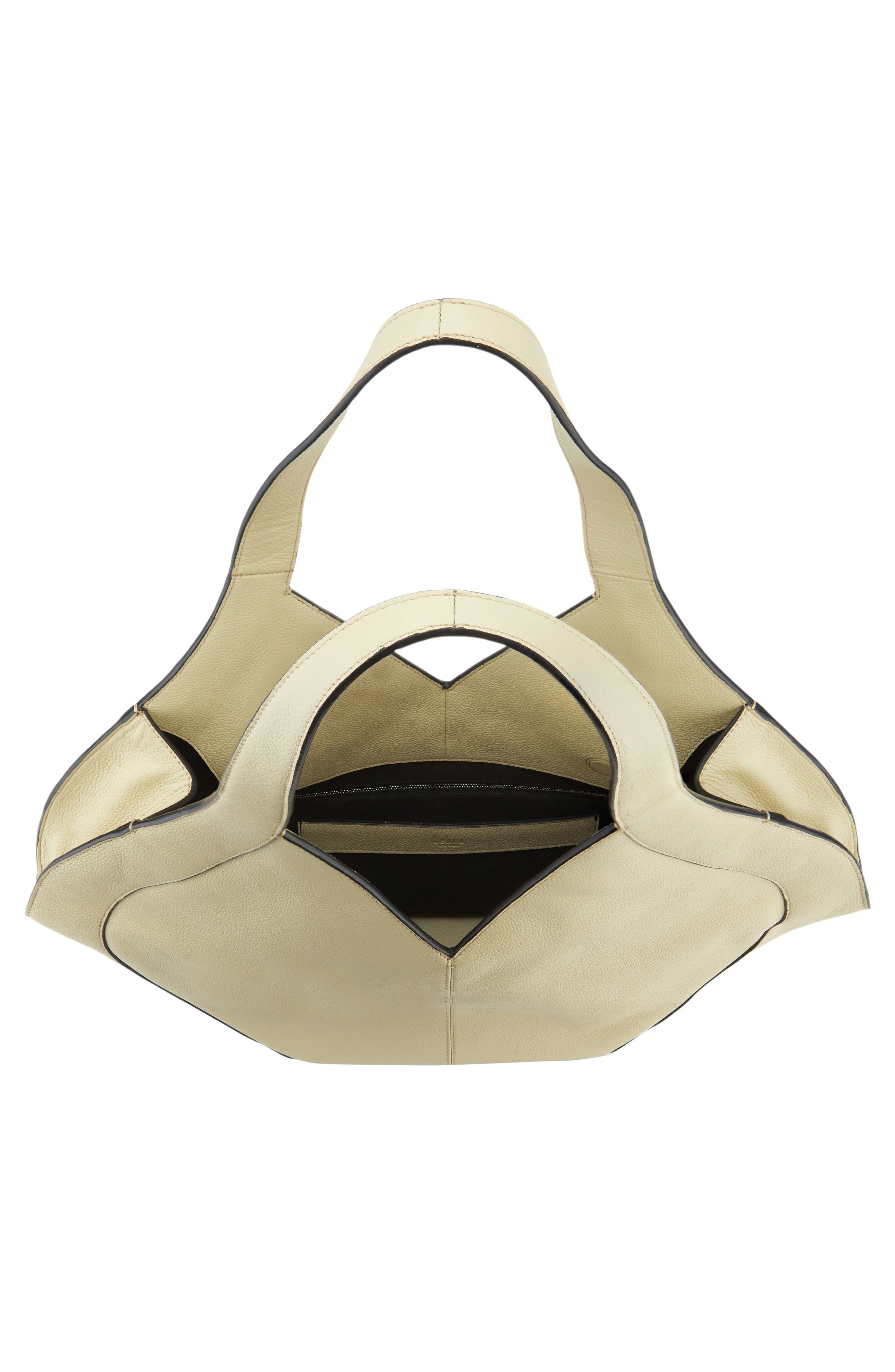 Safra Pebble Leather Tote, Alternate, color, MOJAVE