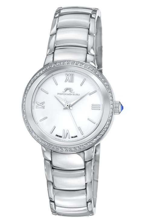 Luna Bracelet Watch, 34mm
