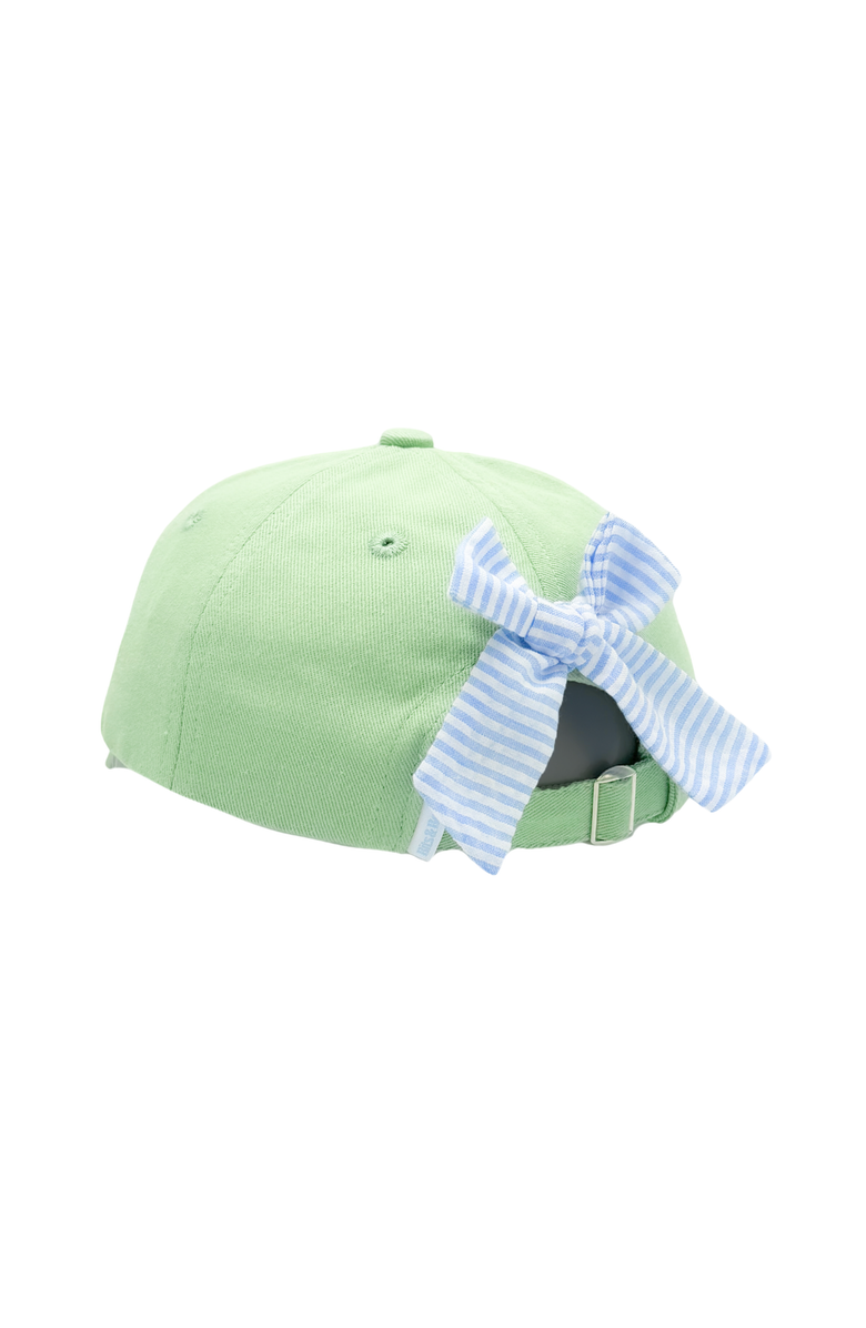 Bits & Bows Golf Clubs Twill Bow Baseball Hat, Alternate, color, Green