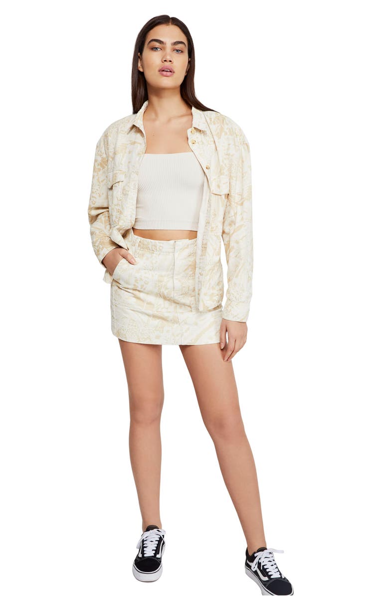 BDG Urban Outfitters Jungle Print Skirt, Alternate, color, 