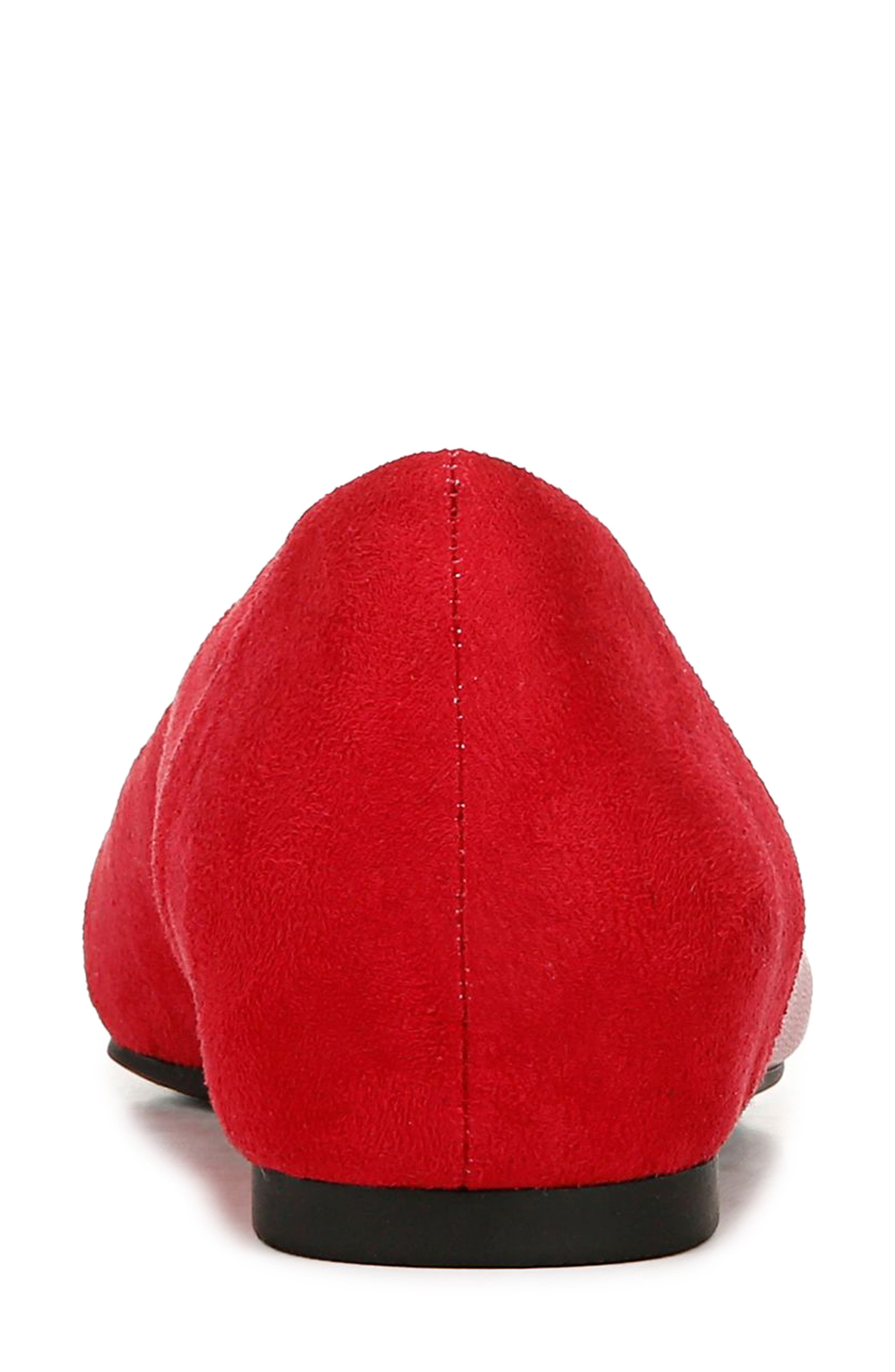 LifeStride Promise Pointed Toe Flat, Alternate, color, Red