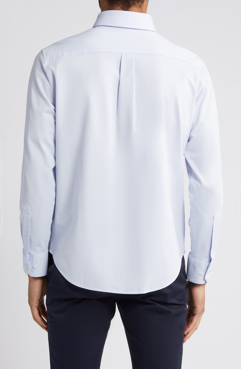 Mizzen+Main Ellis Trim Fit Solid Button-Down Shirt, Alternate, color, Blue