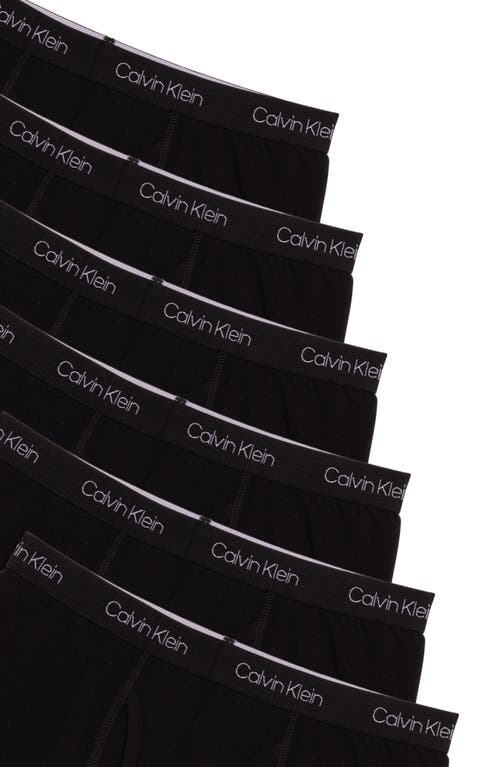 Calvin Klein Kids' Assorted 6-pack Boxer Briefs In Black