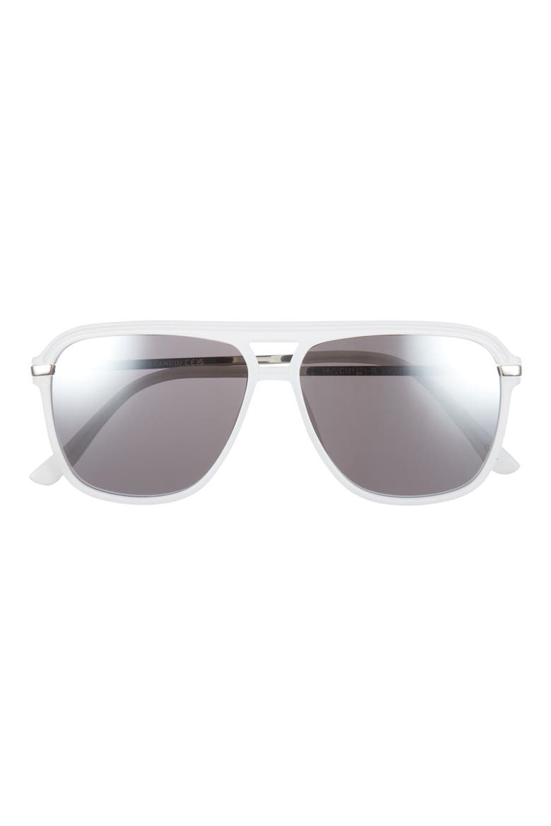 Aviator Sunglasses, Main, color, CLEAR