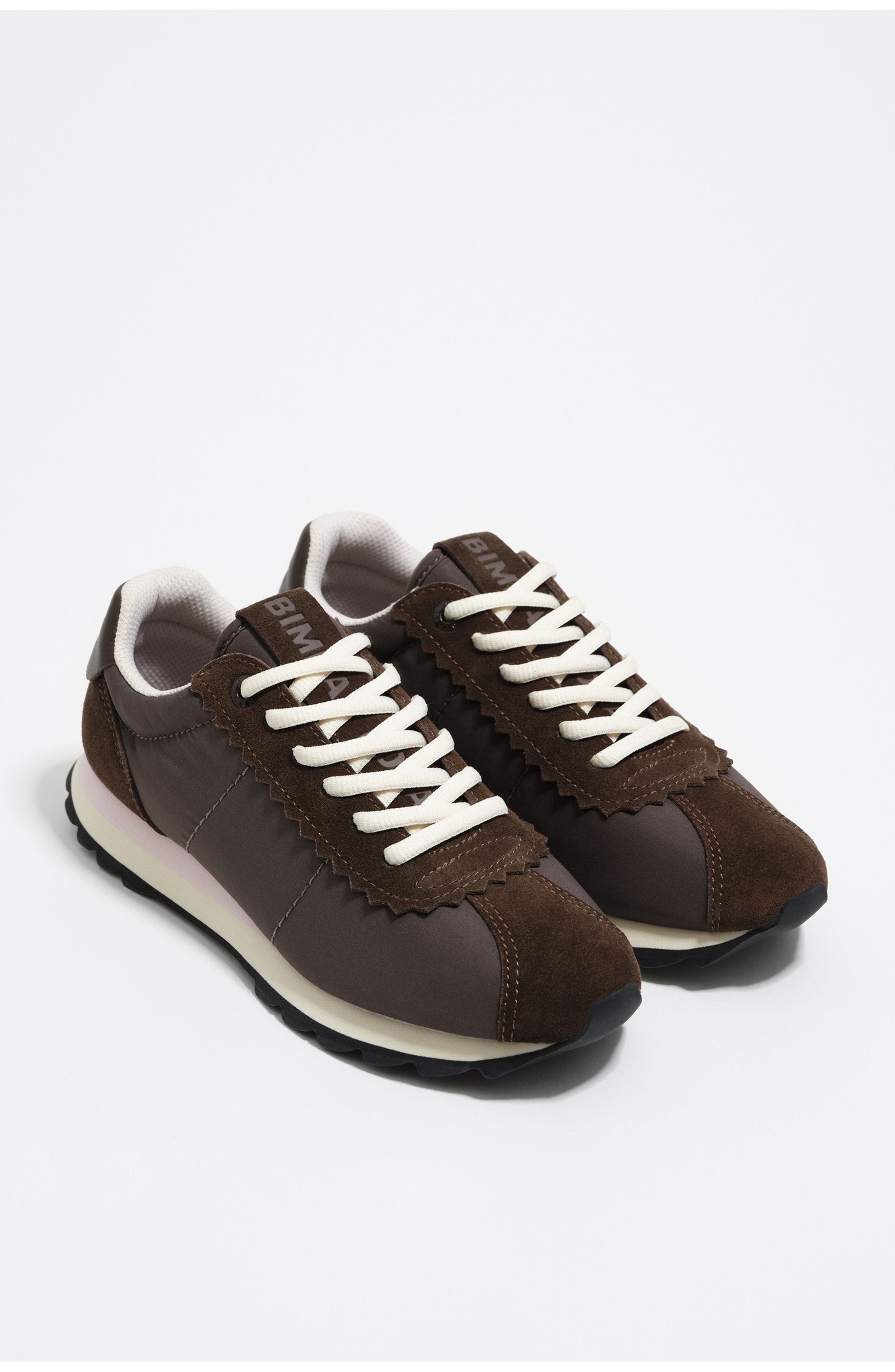 13 18 Retro Sneaker, Alternate, color, DARK BROWN