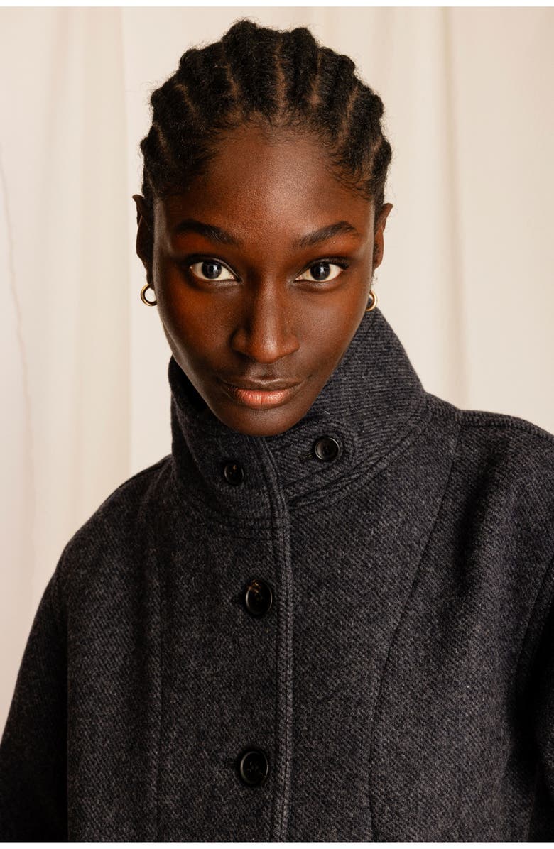 Fortela Fanta Heavy Wool Jacket, Alternate, color, Grey