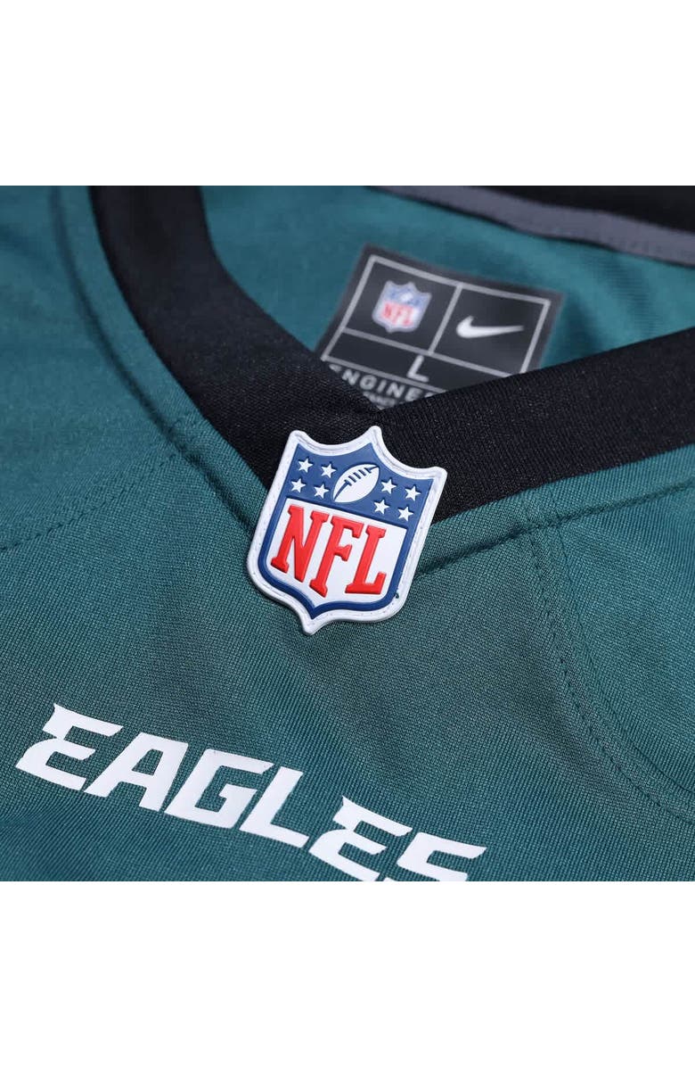 Nike Men's Nike Jalen Hurts Midnight Green Philadelphia Eagles Team Game Jersey, Alternate, color, Green