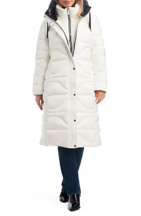 Vince Camuto Belted Puffer Coat shops