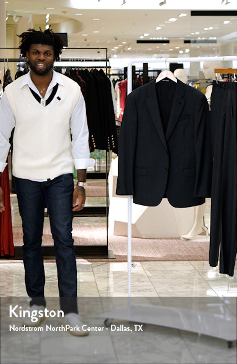 Micro Textured Wool Suit, sales video thumbnail