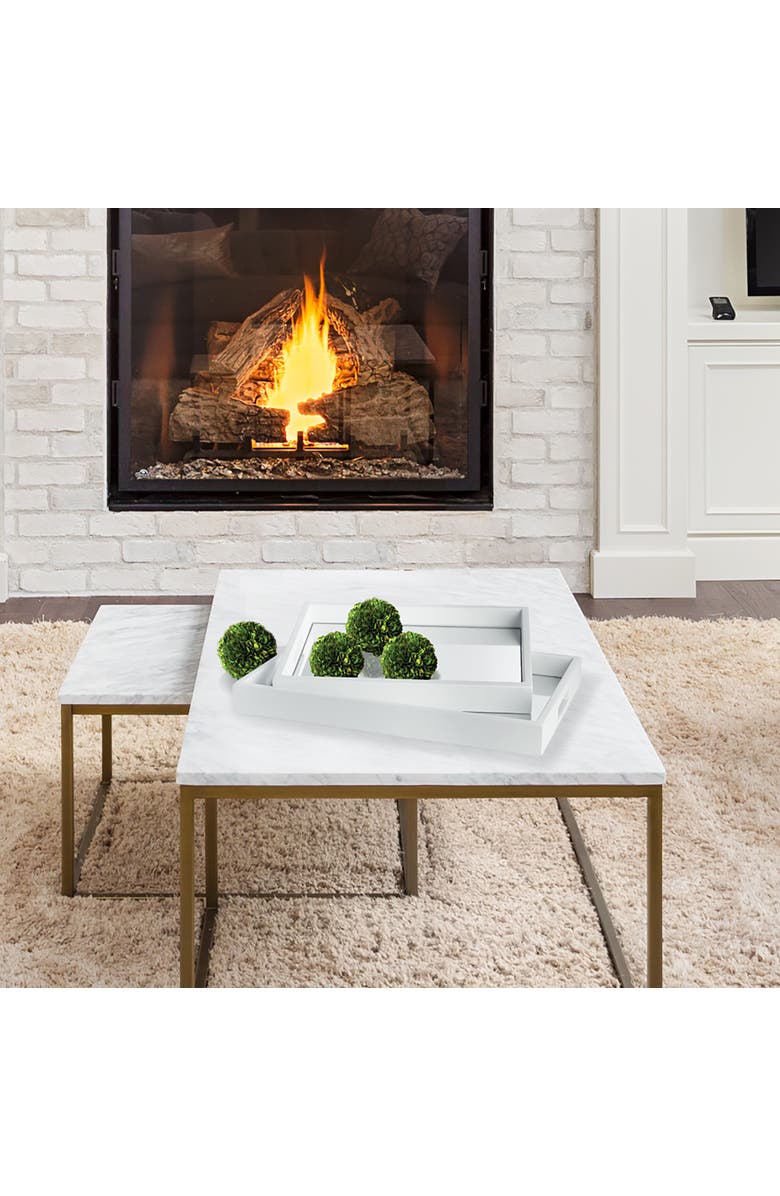 Napa Home & Garden Malibu Mirrored Trays Set of 2, Alternate, color, 