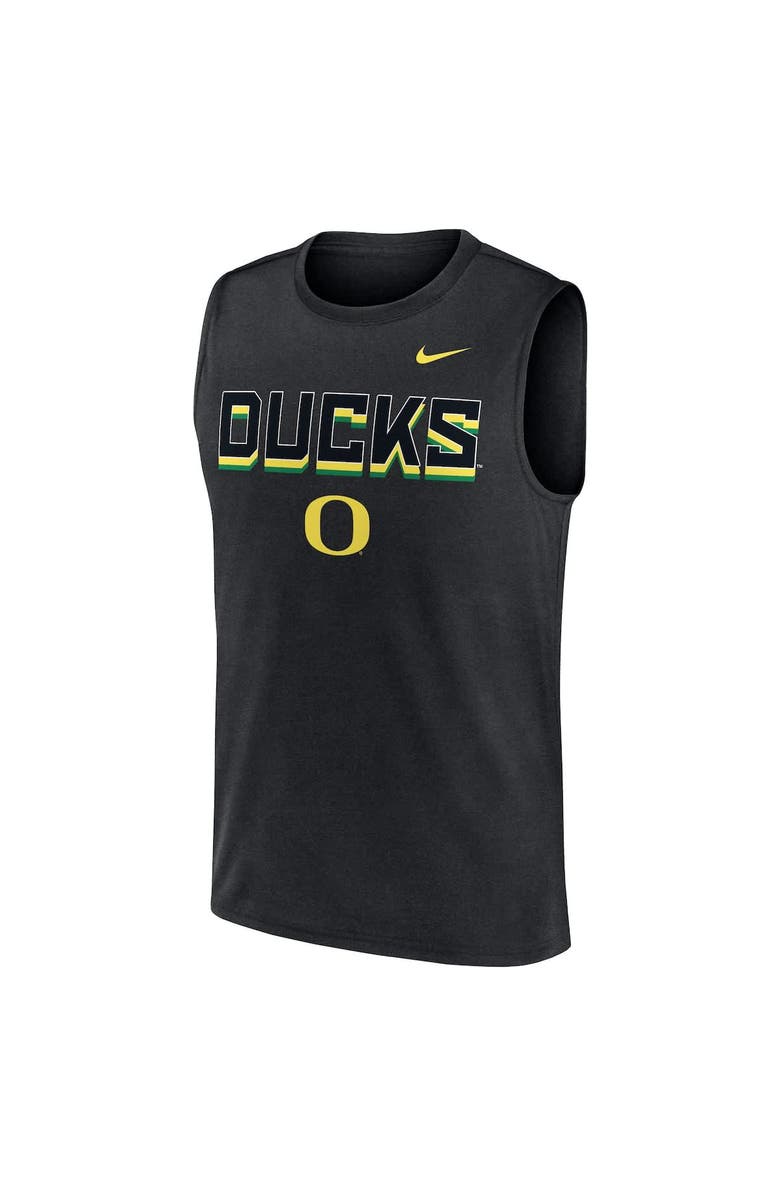 Nike Men's Nike Black Oregon Ducks Primetime Tricode Legend Performance Tank Top, Alternate, color, Black